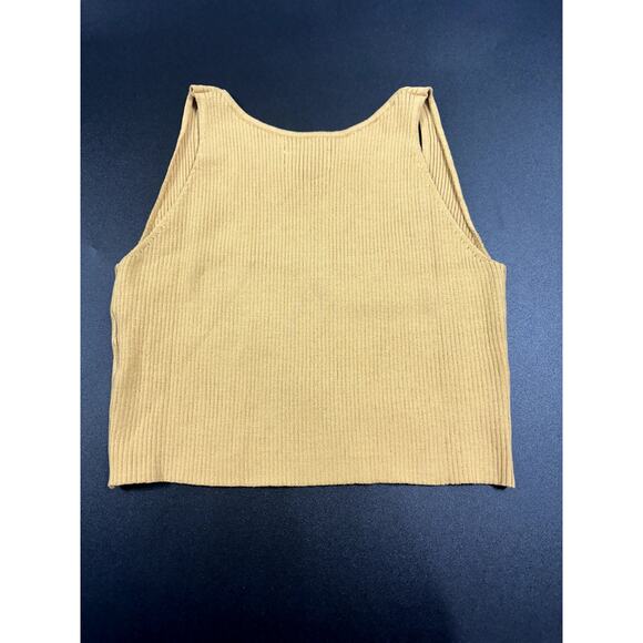 Lita by Ciara NWOT True Rib Crop Top in Ice Coffee Size Large MSRP $48 - Picture 2 of 4